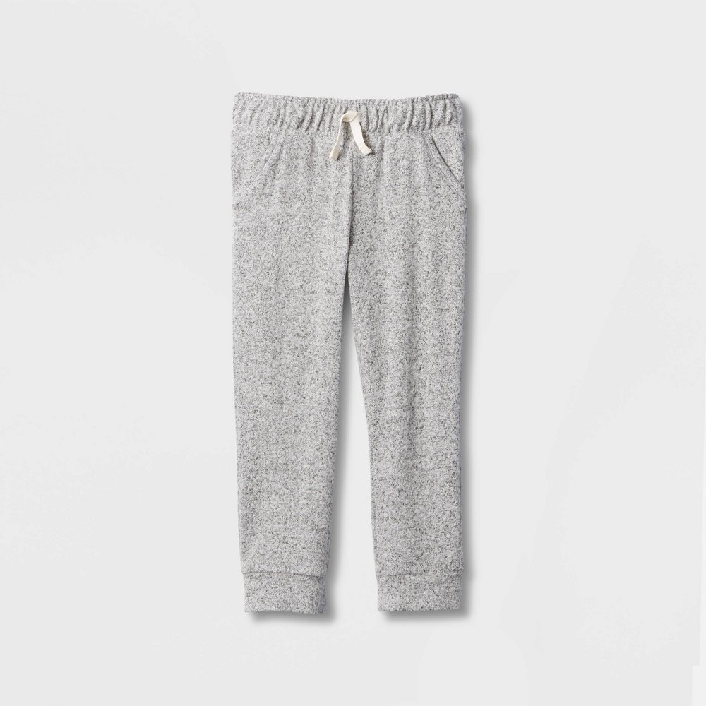 Toddler Girls' Solid Cozy Knit Jogger Pants - Cat & Jack™ 18M